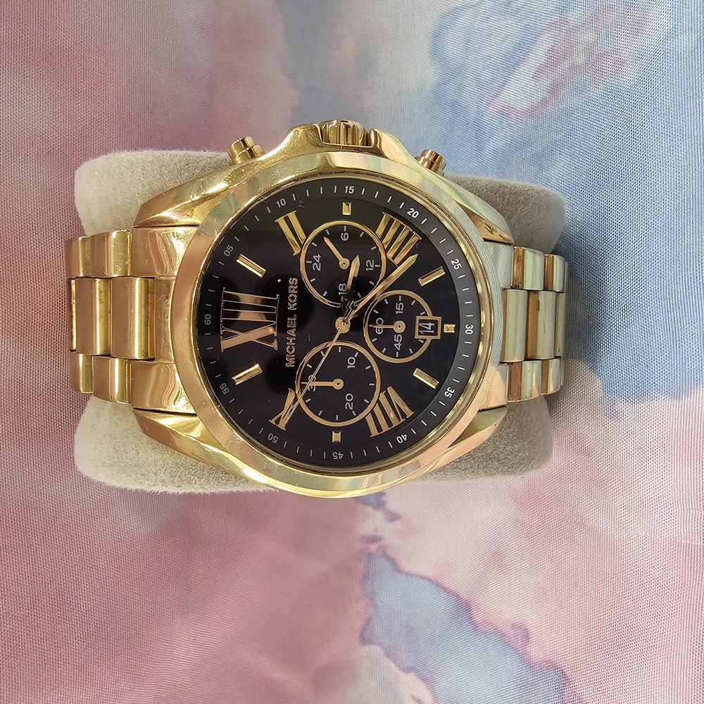 Michael Kors Gold and Black Women's Watch
